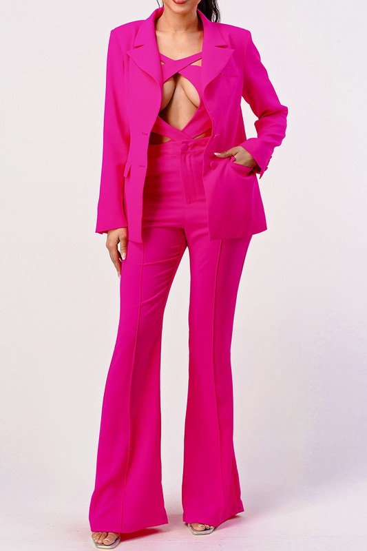 Black Sexy Cutout Pant Suit king-general-store-5710.myshopify.com