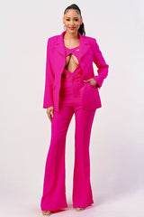 Black Sexy Cutout Pant Suit king-general-store-5710.myshopify.com