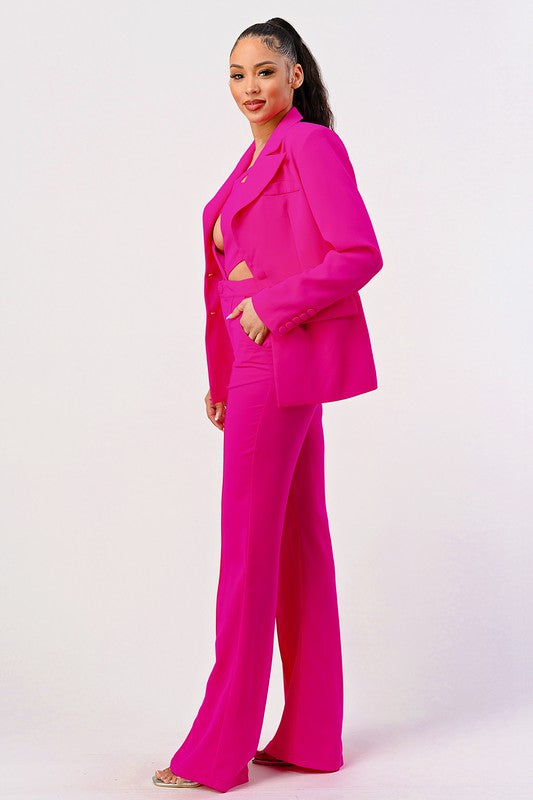 Black Sexy Cutout Pant Suit king-general-store-5710.myshopify.com