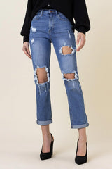 Distressed Boyfriend Jeans king-general-store-5710.myshopify.com