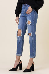 Distressed Boyfriend Jeans king-general-store-5710.myshopify.com