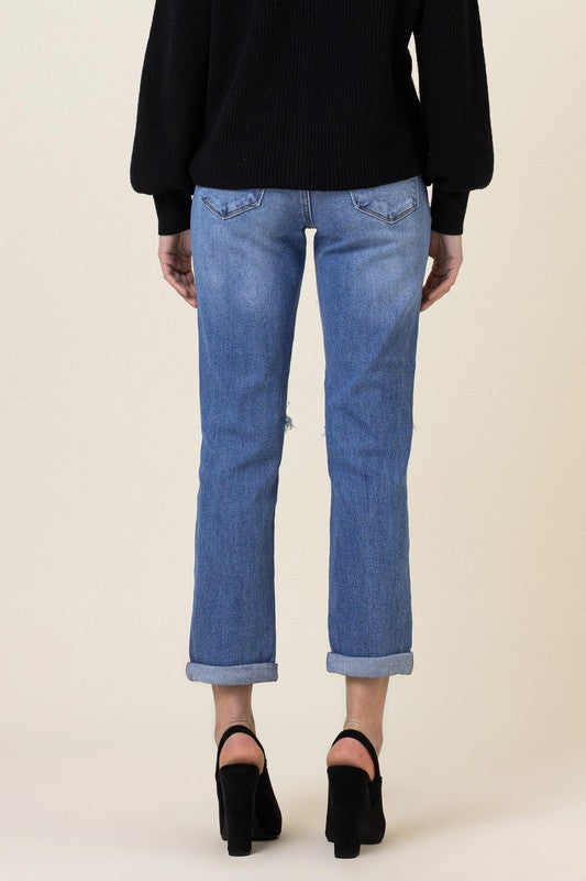 Distressed Boyfriend Jeans king-general-store-5710.myshopify.com