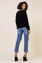 Distressed Boyfriend Jeans king-general-store-5710.myshopify.com