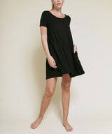 BAMBOO Short Sleeve Mini Dress king-general-store-5710.myshopify.com