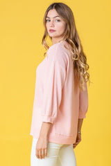 Plus Solid Waffle Knit Top king-general-store-5710.myshopify.com