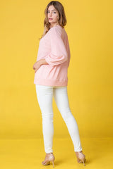 Plus Solid Waffle Knit Top king-general-store-5710.myshopify.com