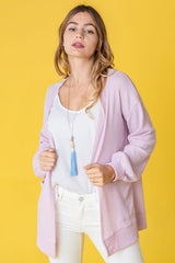 Solid Waffle Knit Cardigan king-general-store-5710.myshopify.com