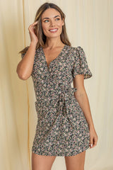 Ditsy Floral Wrap Mini Dress king-general-store-5710.myshopify.com