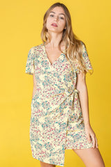 Ditsy Floral Wrap Mini Dress king-general-store-5710.myshopify.com