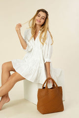 Tiered Mini Dress with Tassel king-general-store-5710.myshopify.com