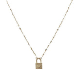 Love Locked Padlock Necklace king-general-store-5710.myshopify.com