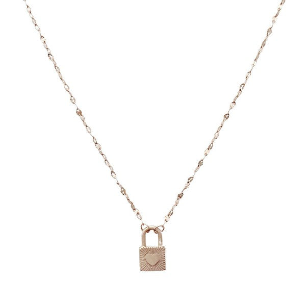 Love Locked Padlock Necklace king-general-store-5710.myshopify.com