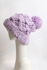 Oversized Chunky Knit Pom Beanie king-general-store-5710.myshopify.com