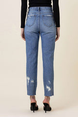 High Waisted Straight Leg Jeans king-general-store-5710.myshopify.com