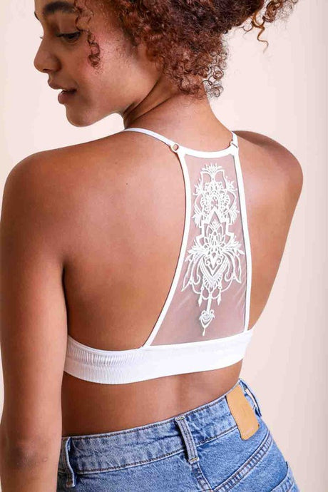 Tattoo Mesh Racerback Bralette king-general-store-5710.myshopify.com