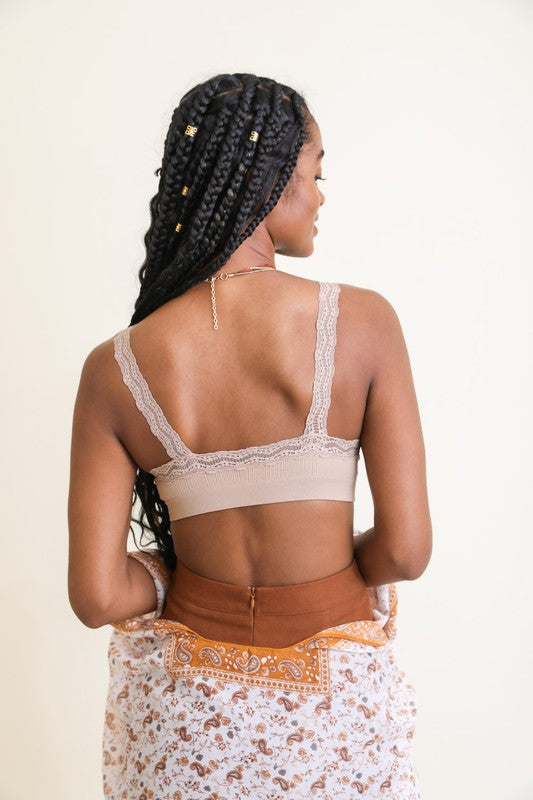 Lace Trim Padded Bralette king-general-store-5710.myshopify.com