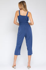 Sleeveless Drawstring Cropped Jumpsuit king-general-store-5710.myshopify.com