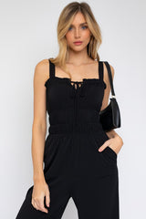 Sleeveless Drawstring Cropped Jumpsuit king-general-store-5710.myshopify.com