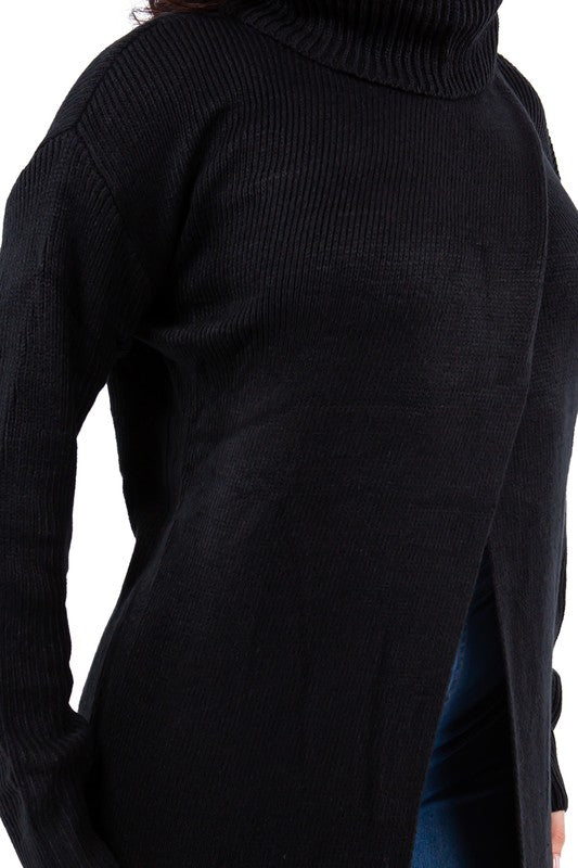 Black Long Maxi Sweater Cardigan king-general-store-5710.myshopify.com