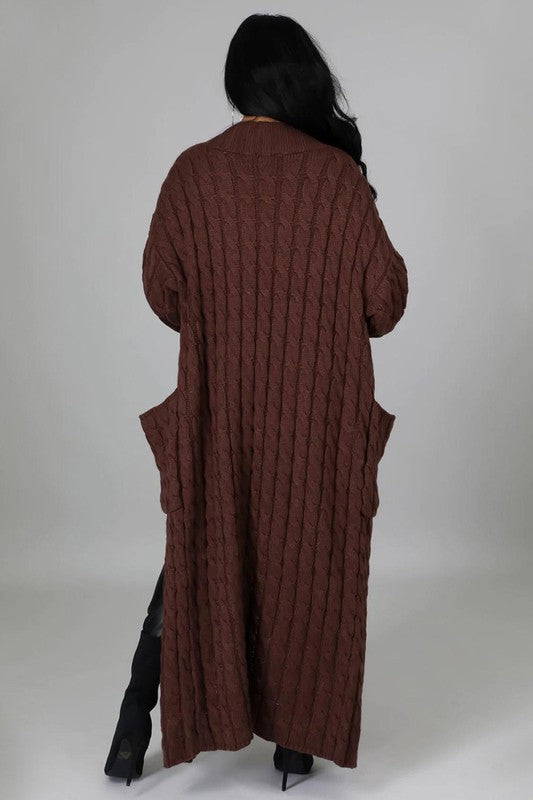 Fuchsia Long Maxi Cardigan king-general-store-5710.myshopify.com