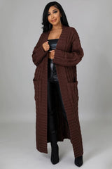 Fuchsia Long Maxi Cardigan king-general-store-5710.myshopify.com