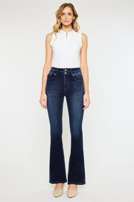 High Rise Wide Waistband Skinny Bootcut king-general-store-5710.myshopify.com