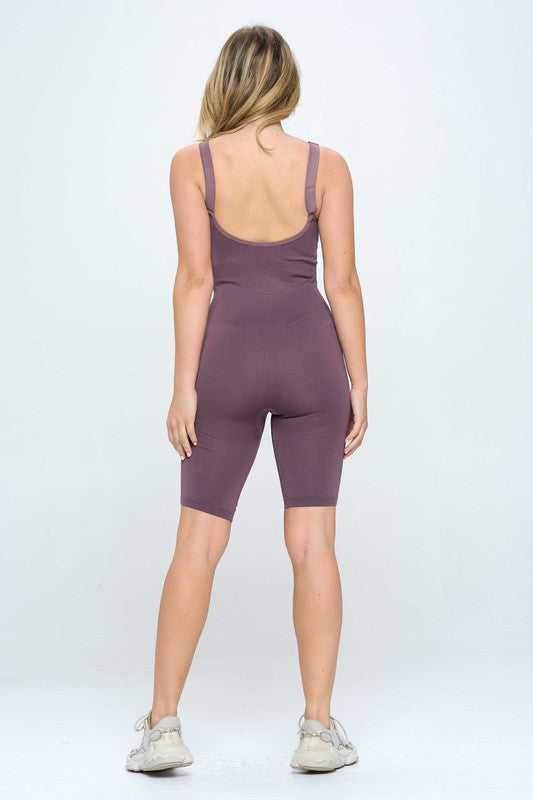 Seamless Rib Romper Jumpsuit Set king-general-store-5710.myshopify.com