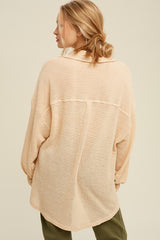 Soft Thermal Knit Shacket Top king-general-store-5710.myshopify.com