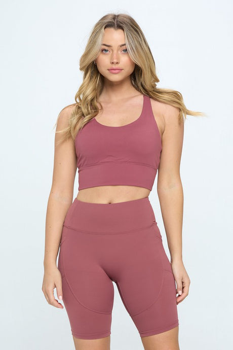 Criss Cross Back Sports Bra king-general-store-5710.myshopify.com