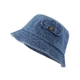 Pocket Accent Denim Bucket Hat king-general-store-5710.myshopify.com