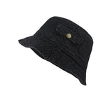 Pocket Accent Denim Bucket Hat king-general-store-5710.myshopify.com