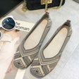 Grey Boho Flat Shoes king-general-store-5710.myshopify.com
