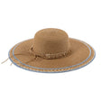 SUMMER EMBROIDERED STRAW HAT king-general-store-5710.myshopify.com
