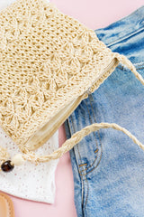 Woven Straw Tassel Accent Crossbody Bag king-general-store-5710.myshopify.com