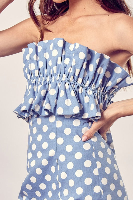 Ruffle Polka Dot Mini Dress king-general-store-5710.myshopify.com