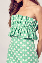 Ruffle Polka Dot Mini Dress king-general-store-5710.myshopify.com