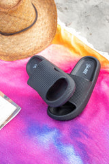 Black Insanely Comfy Beach or Casual Slides king-general-store-5710.myshopify.com