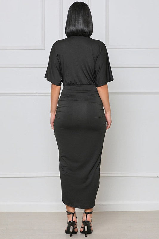 Black Deep-V Maxi Dress king-general-store-5710.myshopify.com