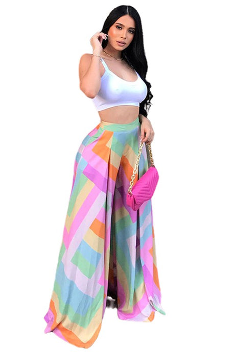 Rainbow Sexy Palazzo Pants king-general-store-5710.myshopify.com