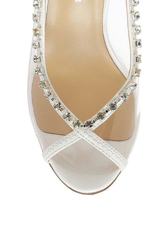 Camarine Clear Stiletto Sling-Back king-general-store-5710.myshopify.com