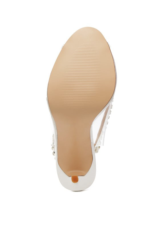 Camarine Clear Stiletto Sling-Back king-general-store-5710.myshopify.com