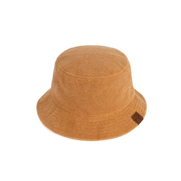 CC Foldable Terry Cloth Bucket Hat