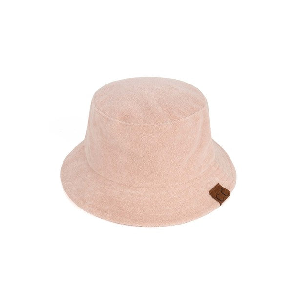 CC Foldable Terry Cloth Bucket Hat