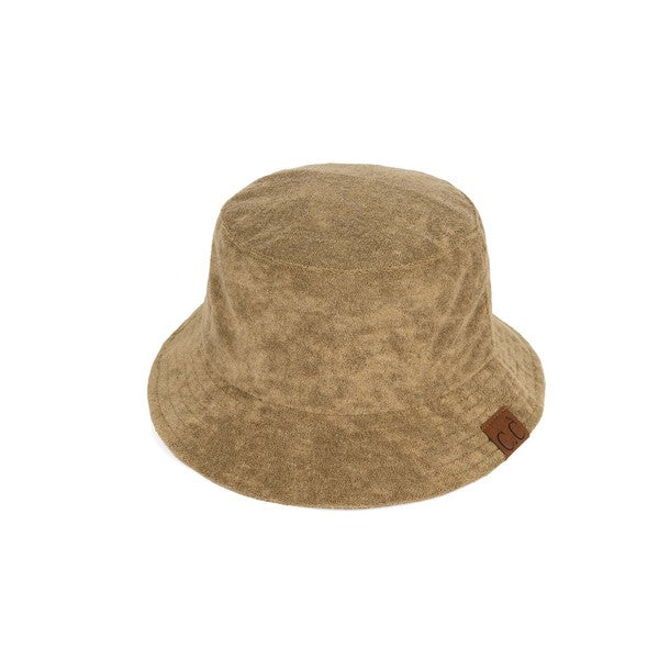 CC Foldable Terry Cloth Bucket Hat