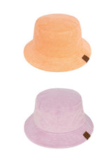 CC Foldable Terry Cloth Bucket Hat