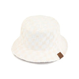 CC Checkered Terry Cloth Bucket