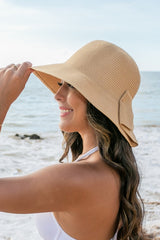 Bow Back Straw Bucket Hat king-general-store-5710.myshopify.com