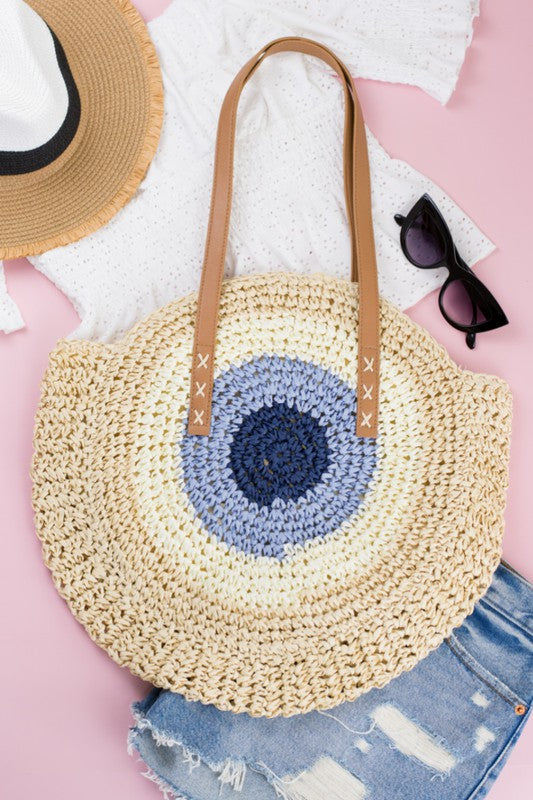 Straw Circle Tote king-general-store-5710.myshopify.com