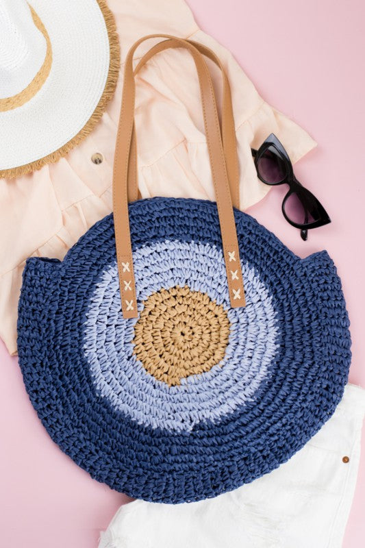 Straw Circle Tote king-general-store-5710.myshopify.com