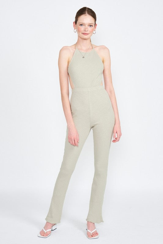 HALTER NECK JUMPSUIT WITH OPEN BACK king-general-store-5710.myshopify.com